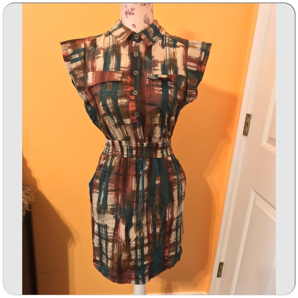 Very J Modern Abstract Dress